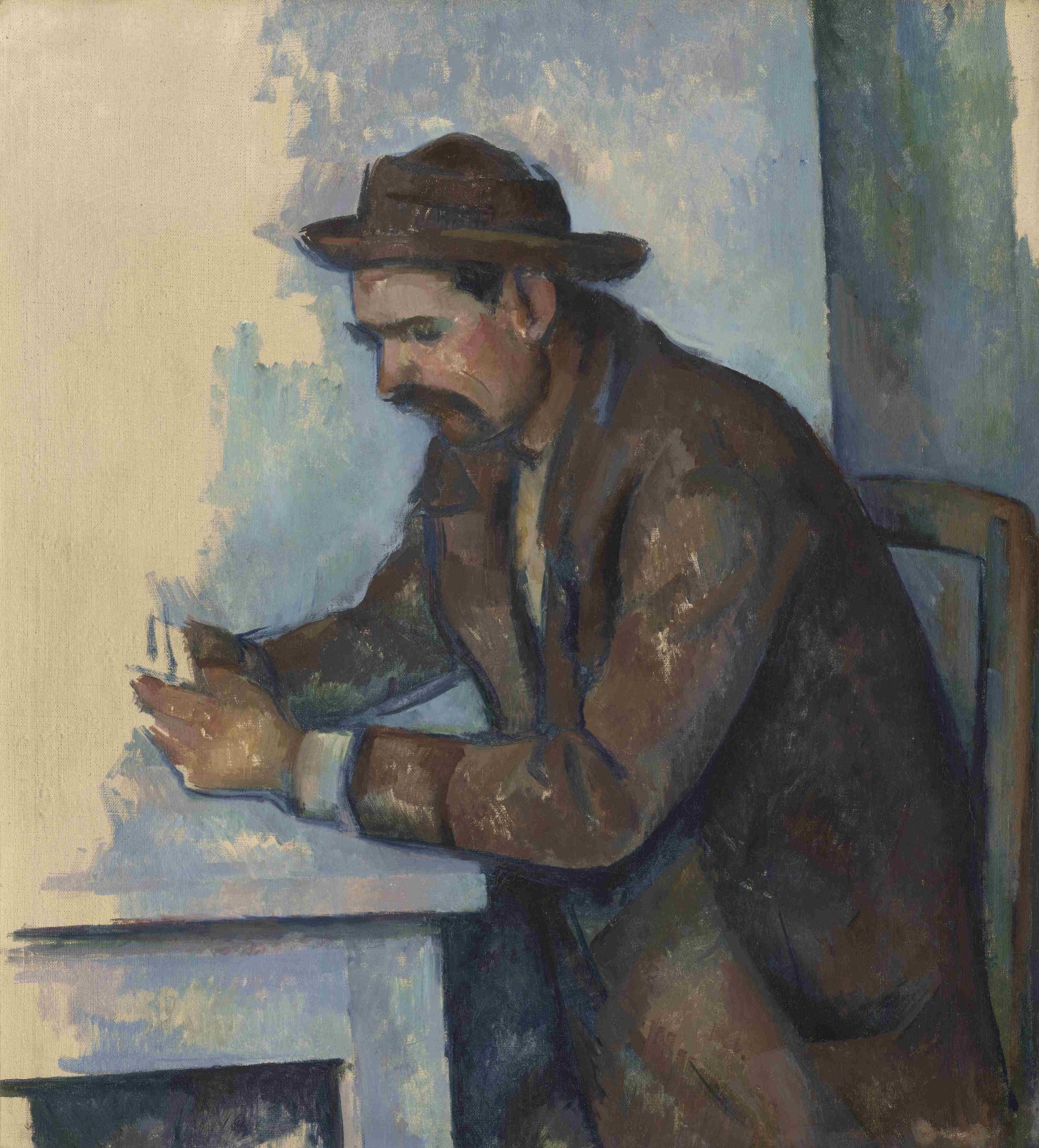 Paul Cézanne , le joueur de cartes